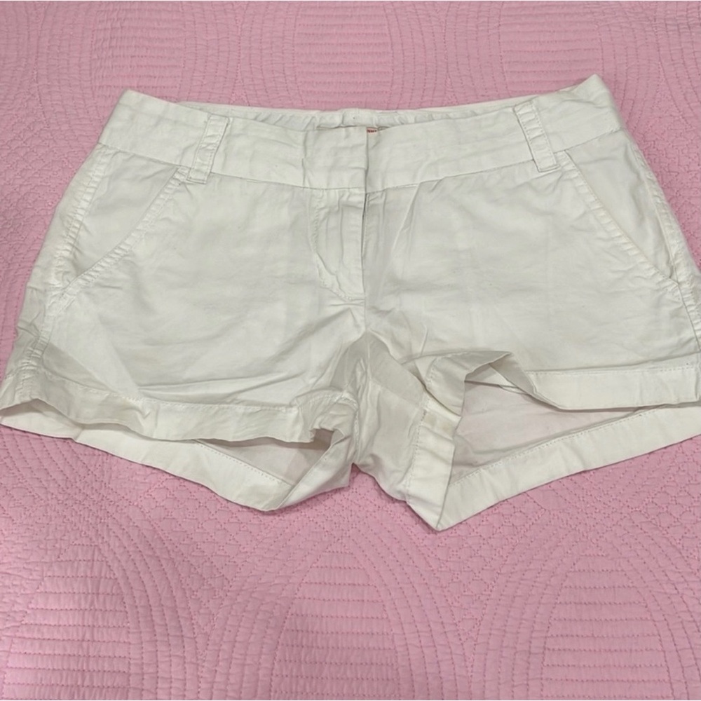 J. Crew Women's White Cargo Shorts